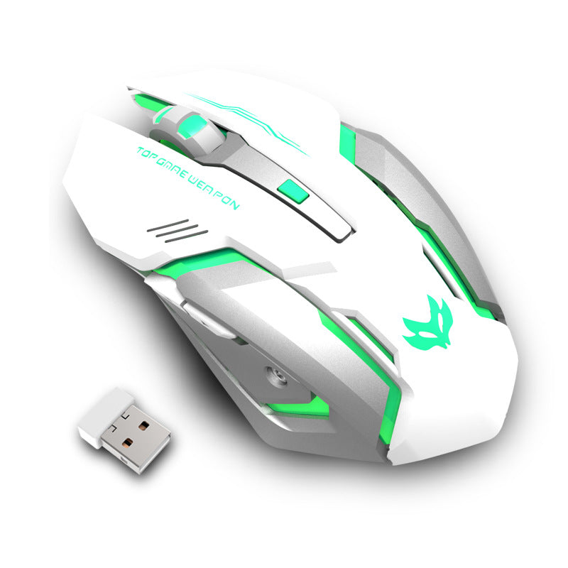 Wireless Charging Silent Gaming Mouse (Model: T1)