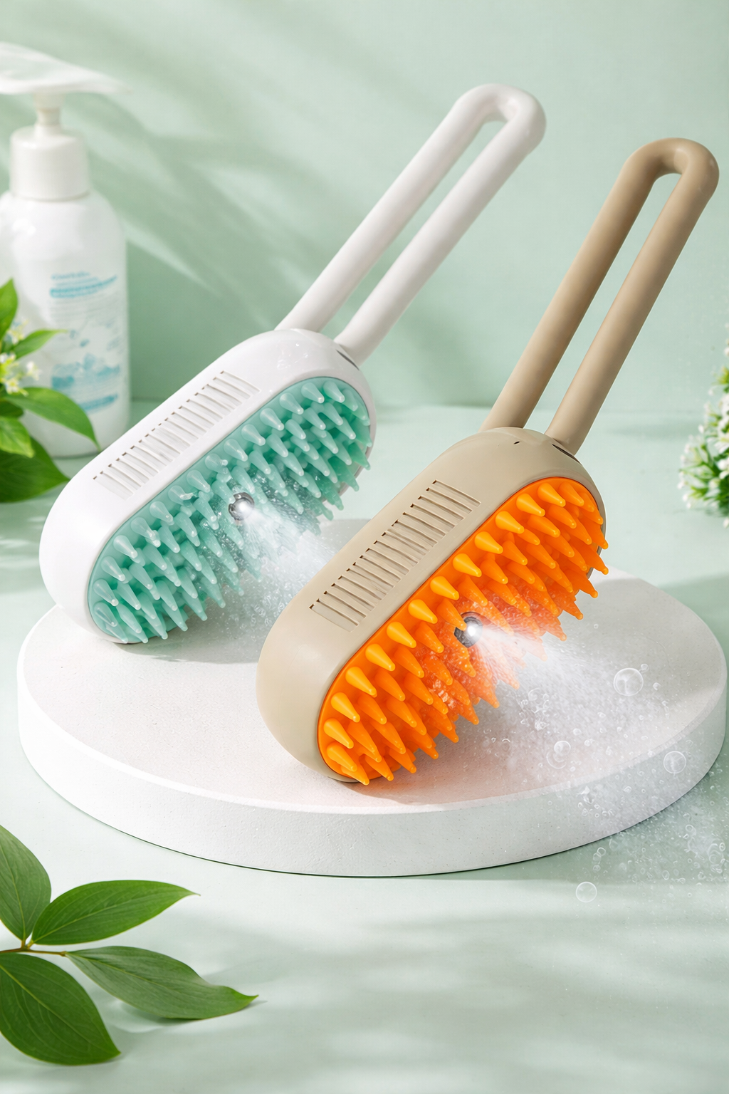 Spazzola a vapore professionale per cani e gatti