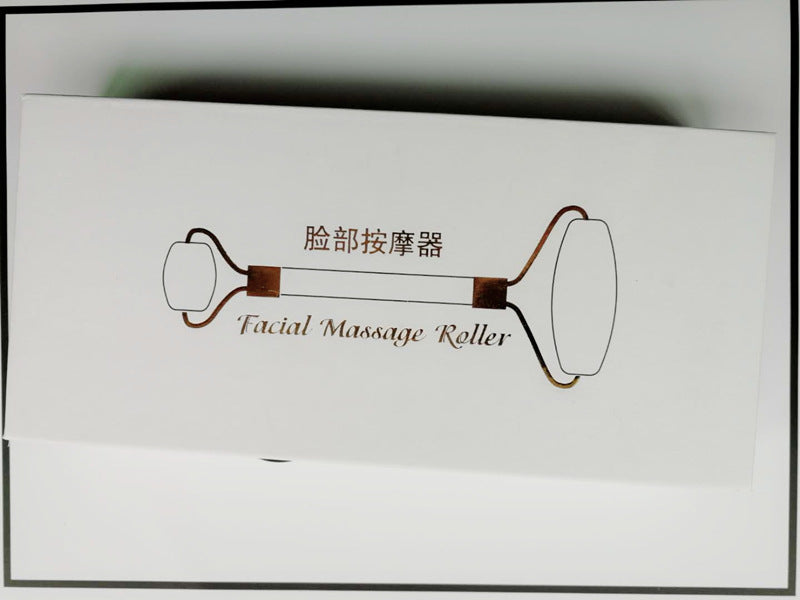 Rullo e Gua Sha in Pietra Naturale – Massaggiatore per Viso e Corpo