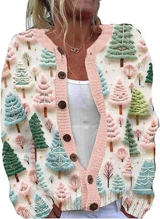 Cardigan Donna con Effetto 3D